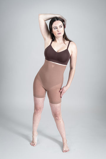 SoftSculpt High-Waist Mesh Shorts